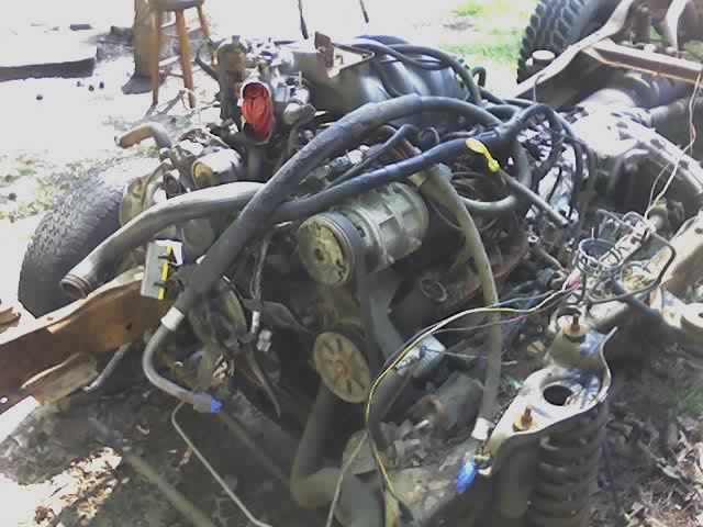 everything on motor, no cuts anywhere.  all factory