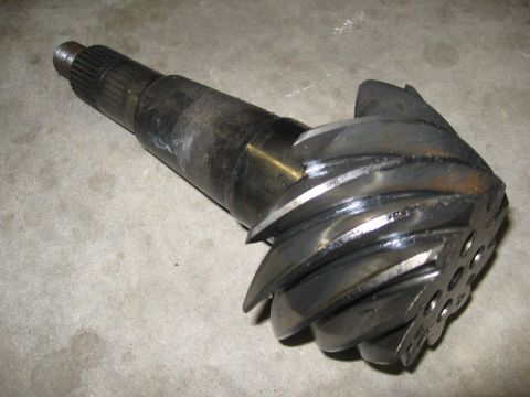 1974 Ford F-100 - Differential pinion gear shown on a concrete surface.