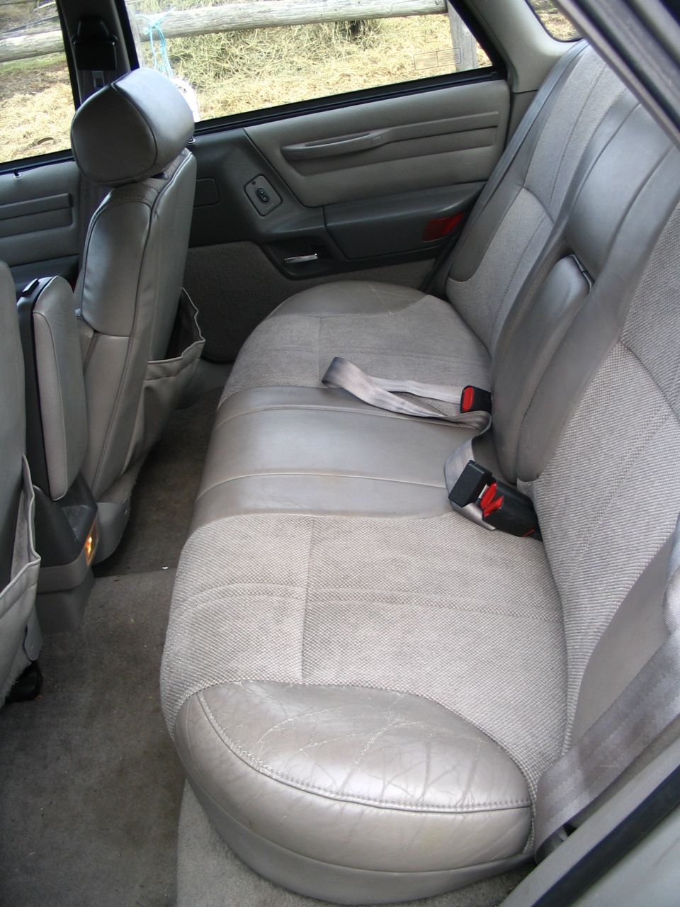 1993 Ford Taurus interior rear seats and door panel