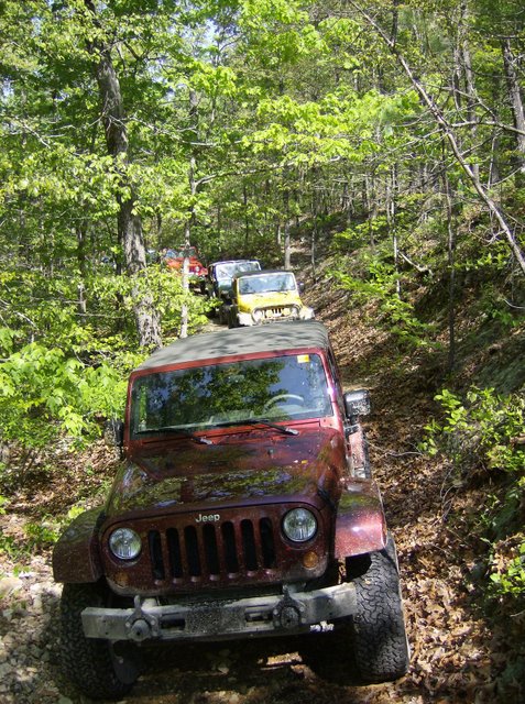 2007 Jeep Wrangler - MSJ Trail cutting 4-07