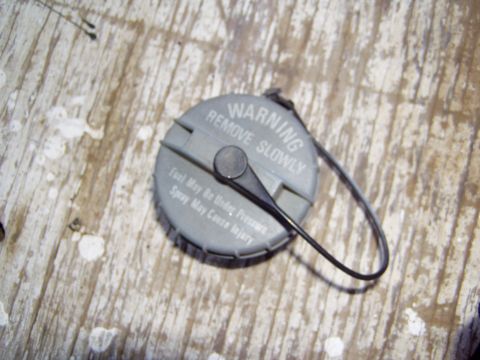 1993 Ford Probe - Gas cap with wirething still attached