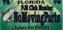 1978 Ford Bronco - This decal indicates membership in the Florida P&I Club and features a fish graphic with the text 'No Moving Parts'.