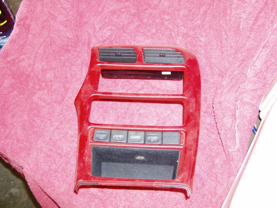 Upper center console with cubby, vent works perfectly
Paint has a few chips