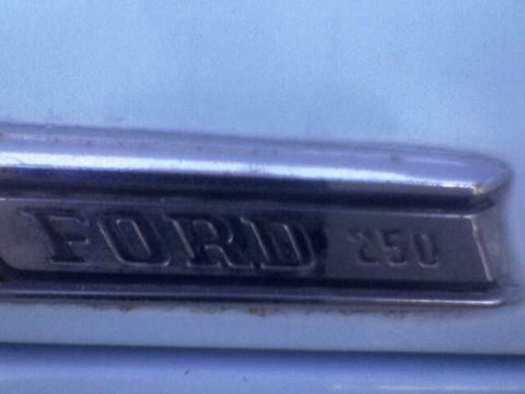 1969 Ford F-250 - Emblem reads 'FORD 250'.