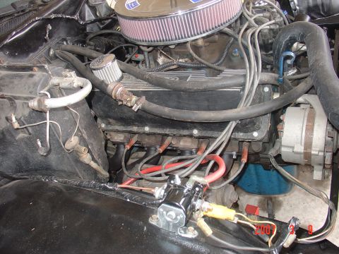 1973 Ford Ranchero - new headers for Tweety