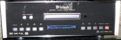2006 Ford E350 - McIntosh MVP871 audio video player front panel details.