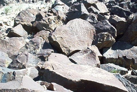 1986 Ford Bronco - The image shows a rocky landscape with a watermark for Supermotors.net visible at the bottom right.