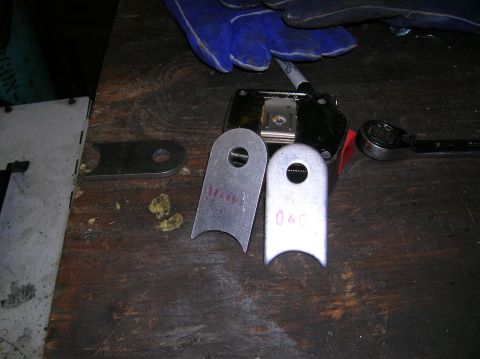 1985 Ford Bronco - shock mounting tabs