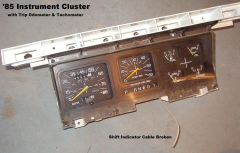 1983 Ford Bronco - Tach & Trip Cluster from '85 F150 Probably fits all '80-86 Bronco & F-series (gas) --------------------------------------------------------…