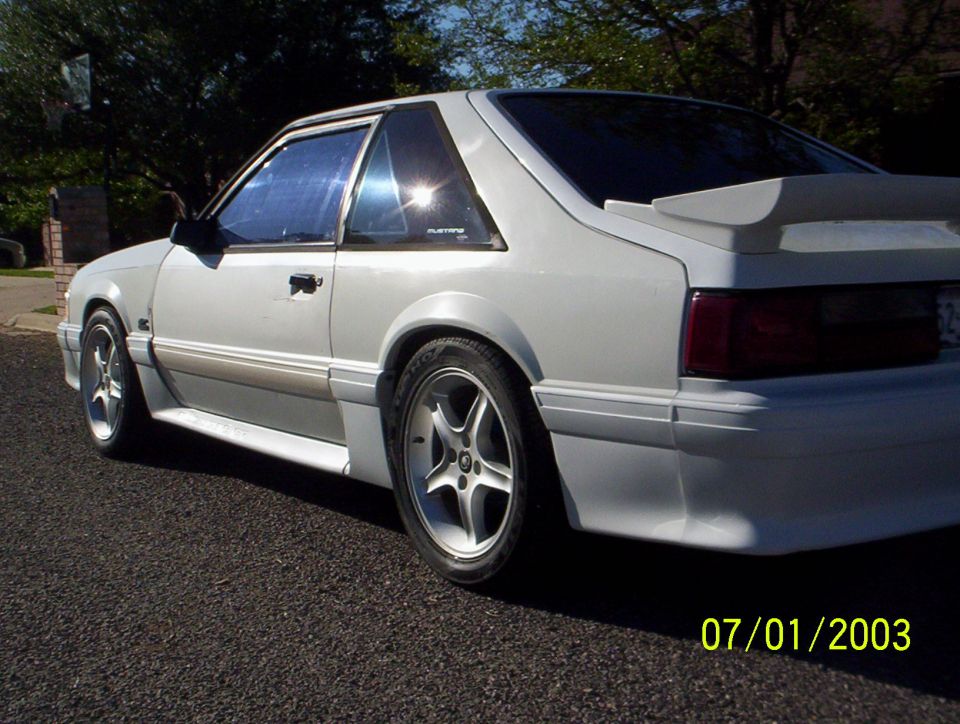 1991 Ford Mustang “91 Wht GT”