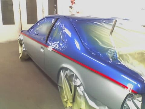 1995 Ford Thunderbird - finally unwrapped and clear coated