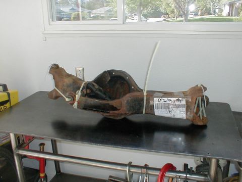 1996 Ford Bronco - Just after receiving the beams and pivot brackets.