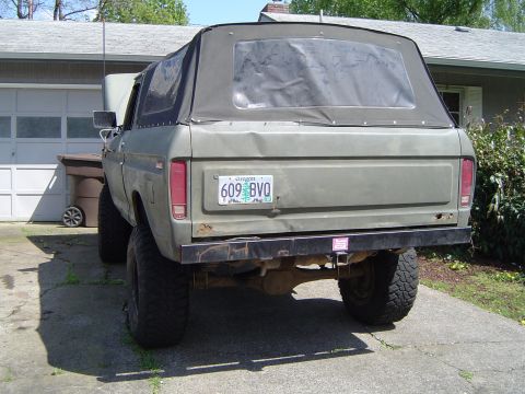 1978 Ford Bronco - Back veiw