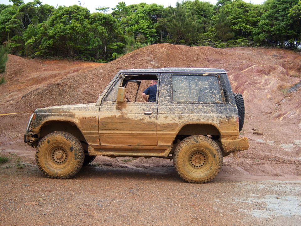 first time in the mud with the new tires