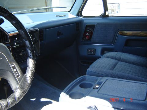 1988 Ford Bronco - Interior view of a 1988 Ford Bronco, highlighting the dashboard and seating.
