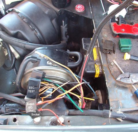 1975 Ford Bronco - Working on ONE relay at a time, remove the terminals from the stock connector & discard it. I collected these Bosch-style sockets in junkya…