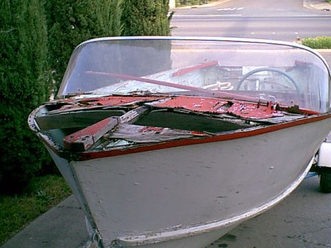 1983 Ford Bronco - here is the last picture of the boat.