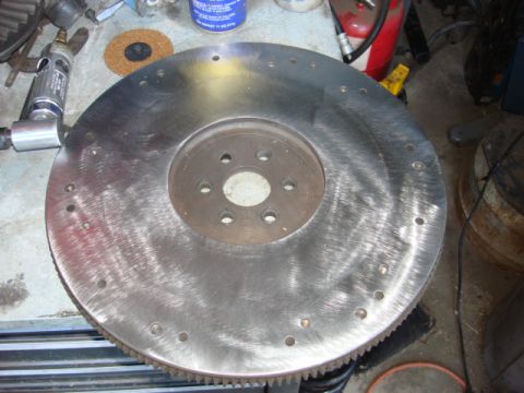 1983 Ford Bronco - I cleaned the fly wheel as bast as i could. this was in good condition.