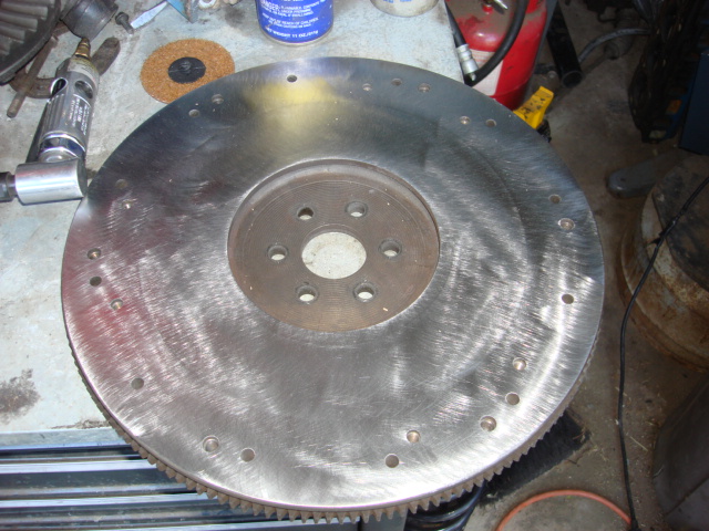 I cleaned the fly wheel as bast as i could. this was in good condition.