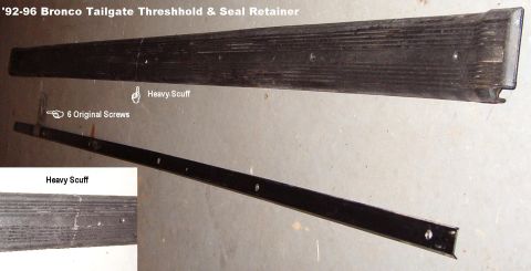 1983 Ford Bronco - SOLD Bronco Tailgate Threshhold