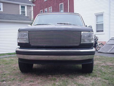 1993 Ford Bronco - billet grille & clear directional lights