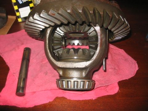 1991 Ford Bronco - Close-up view of a differential gear assembly, showing the internal gears and bearings.