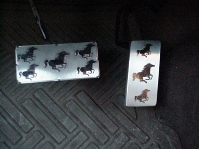 gas & brake pedals installed