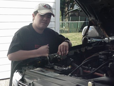 1993 Ford Bronco - john tightening battery terminals