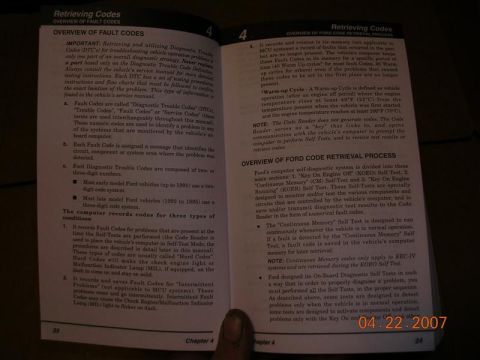 1995 Ford Bronco - Last page of info.
