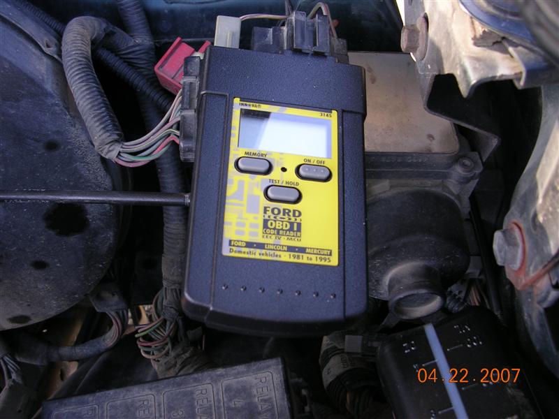 Code reader plugged in.