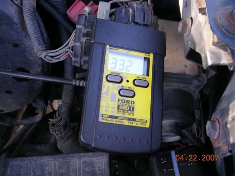 1995 Ford Bronco - Pulled the codes.