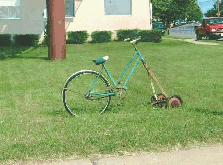 1995 Ford Bronco - rideing lawn mower