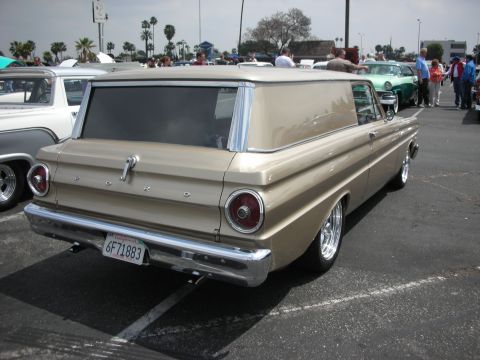 1992 Ford Crown Victoria - This 1964 Ford sedan delivery van is seen from the rear at a car show.