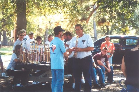 2002 Ford Crown Victoria - Me getting my trophy