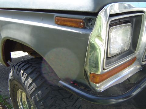 1978 Ford Bronco - Example of previous owners paintwork lol