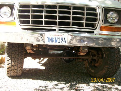 1978 Ford F-250 - The grille design and headlight placement suggest a 1979 model year for this Ford F-250 truck.