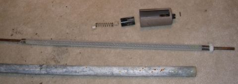1983 Ford Bronco - After MARKING the parts for proper reassembly later, pull the torque rod out of the drum & remove the RIGHT roll pin. Then disassemble & cl…