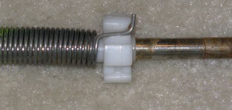 1983 Ford Bronco - The bearing pops loose from the spring, but be sure to replace it in this direction.