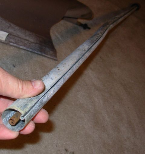 1983 Ford Bronco - This drum is severely bent in several places, as are its torque rod & draw rod.
