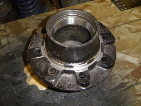 1978 Ford Bronco - Back of the hub machined to fit the chevy k20 rotor