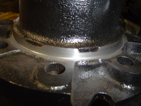1978 Ford Bronco - A close-up view of a heavy-duty axle housing, likely for a truck or SUV.