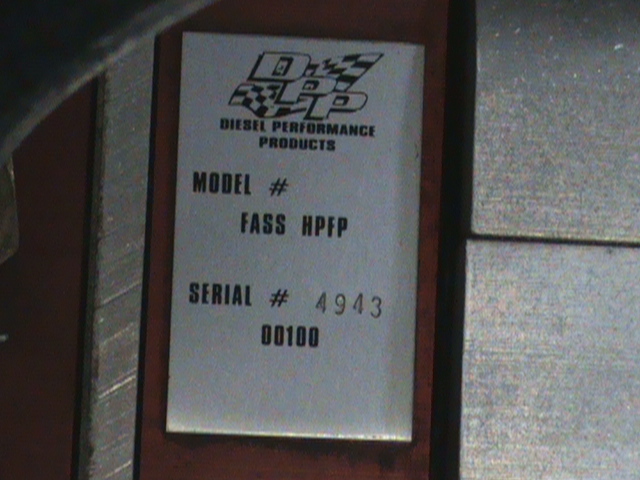 FASS 150 gph fuel pump