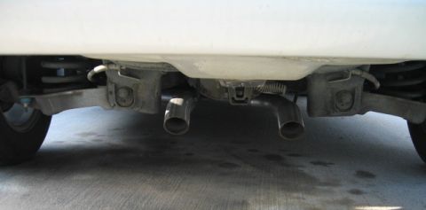 1995 Mercury Cougar - 2.25 midmount magnaflow dual in dual out,2.25 dual exhaust,turndowns