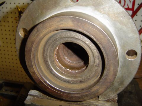 1978 Ford Bronco - You can see the outer race of the axle bearing...i cannot get it out.