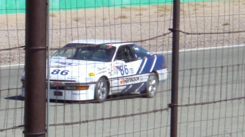 1990 Ford Probe - On the front straight chasing the 944