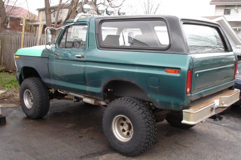 1978 Ford Bronco - rear of Bronco