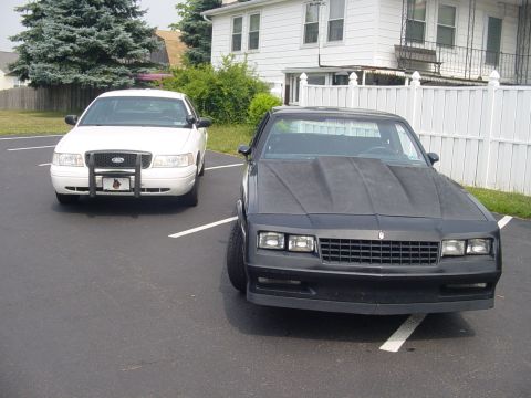 2002 Ford Crown Victoria - my 2002 P71 w/ my 85 Monte SS