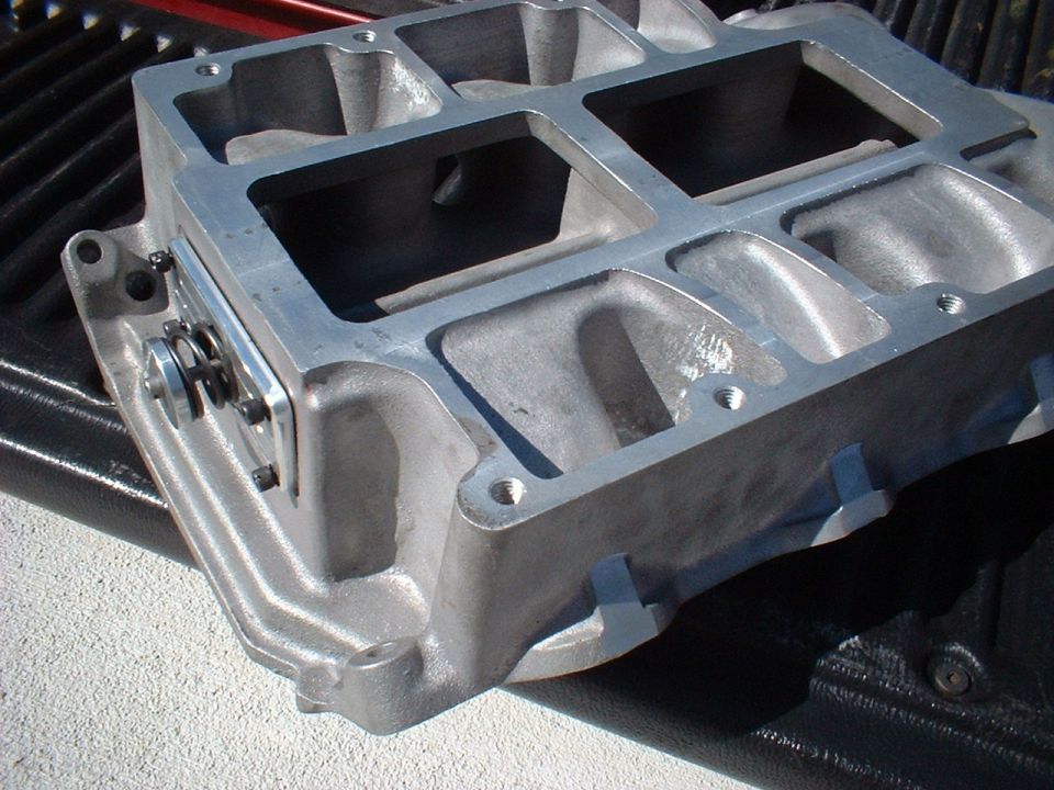 Aluminum intake manifold with multiple ports