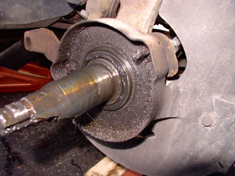 1990 Lincoln Town Car - The passenger's inner seal had failed on mine and had obviously been free of the rotor for a long while, judging by the sludge build up. Th…