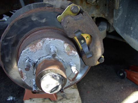 1990 Lincoln Town Car - These Lincoln Town Car brakes are possibly the nicest, easiest pad change I've ever done on a car !